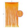 Glow in the UV Fluorescent Macaron Streamers Curtain Neon Color Party Rain Curtain  Party