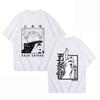 Горячая аниме Gojo Satoru Printed Loose T Shirt Women Men Fashion Harajuku Casual Cool Cartoon Streetwear Tops