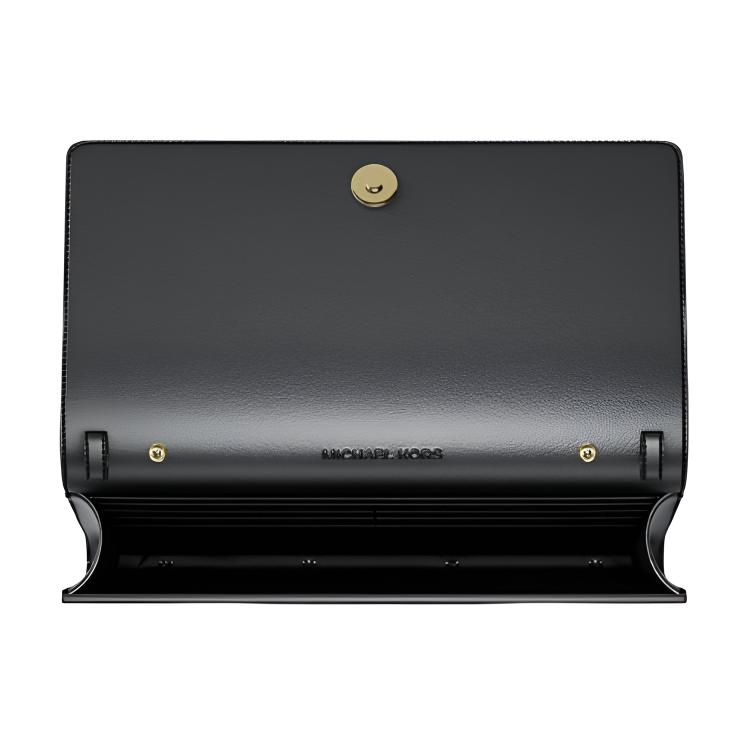 Michael Kors Женский большой кошелек Carson Черный Золотой 35R6G2ZC7V-BLACK