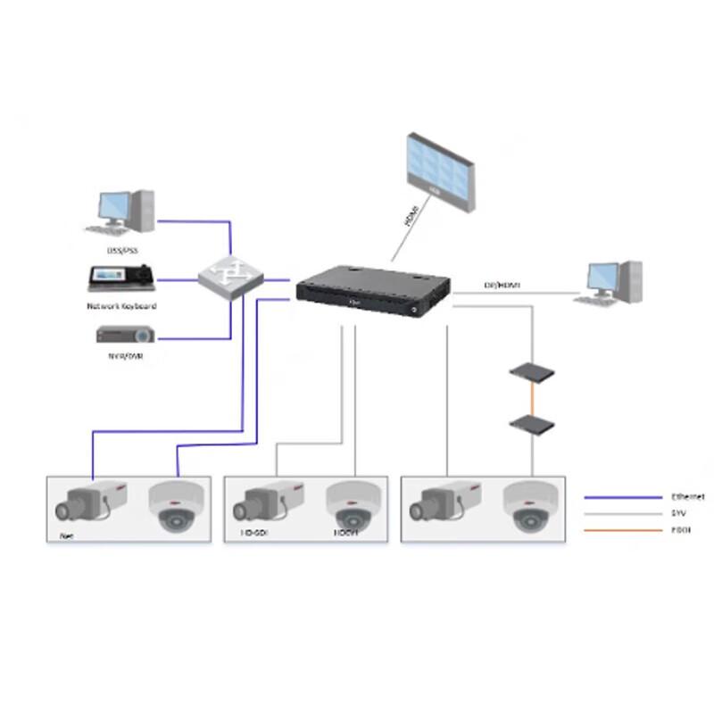 Dahua Network Video Decoder CN plug (adapter included)