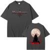 Bloodborne Охотник на Ужасы Древняя Кровь Графическая Футболка Унисекс Ретро Хлопок Повседневный Топ Мужская Уличная Одежда Свободный Круглый Вырез Короткий