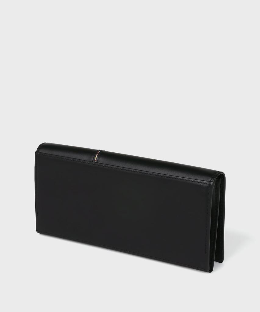 Signature Stripe Inverted Long Wallet