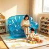 Portable Inflatable Lounger Transparent Inflatable Couch Travel Inflatable Sofa  Backyard