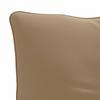 R Back Cushion PUTTEN 100percent  Polyester Taupe 50 x 40 x 10 cm