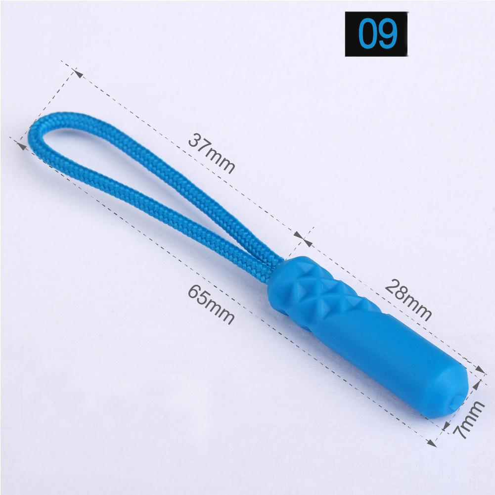 10 шт./лот, 10 цветов, застежки-молнии, съемник на конце, подходит для веревки, сменный зажим, фиксатор сломанной пряжки, чемодан, палатка, рюкзак, шнур на молнии