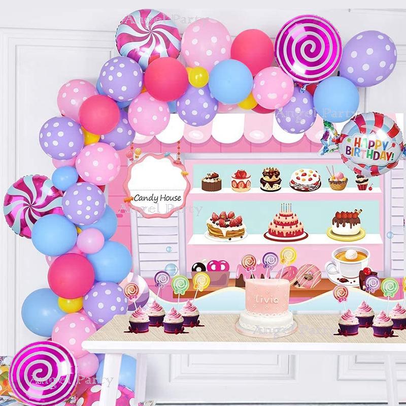 Радужный воздушный шар, гелиевые конфеты, розовый пастельный шар, гирлянда на день рождения, арочный комплект, свадебное украшение, вечерние для девочек, детский душ