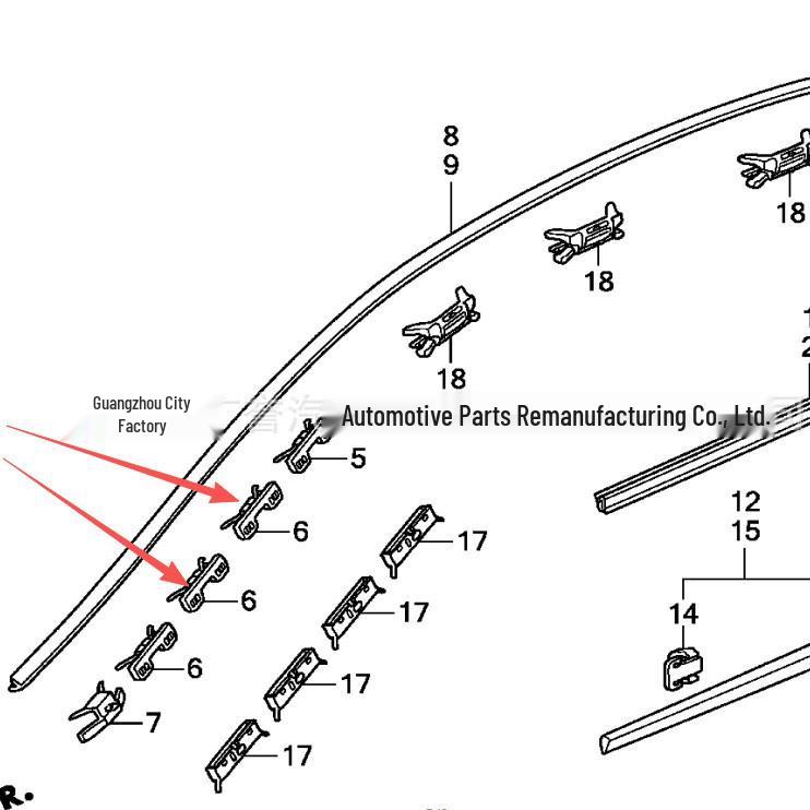 Premium Clip for Siming Civic (Part No. 73154-SNA-003)