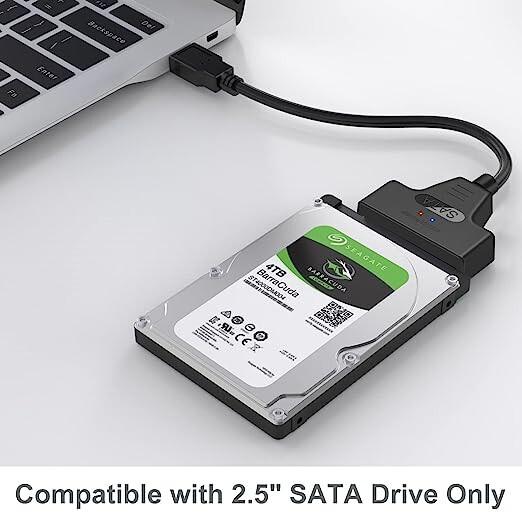 Кабель-адаптер USB 3.0 на SATA III с UASP, конвертер SATA в USB для 2,5" жесткого диска JL166653203053