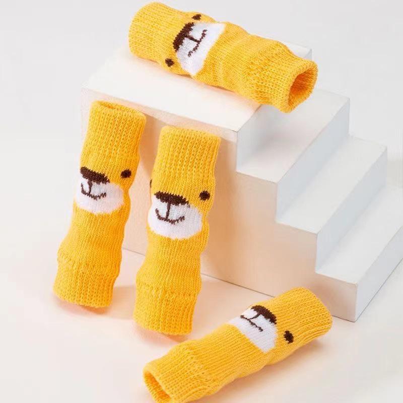 Нескользящие носки для домашних животных для маленьких собак и кошек – Защита лап и ног от царапин и грязи