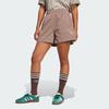 adidas Originals Essentials SS25 Мода Простые Удобные Свободные Спортивные Шорты Женские Шорты Коричневый JD1508