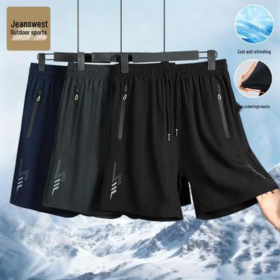 Мужские шорты Jeanswest из ледяного шелка, быстросохнущие, для активного отдыха