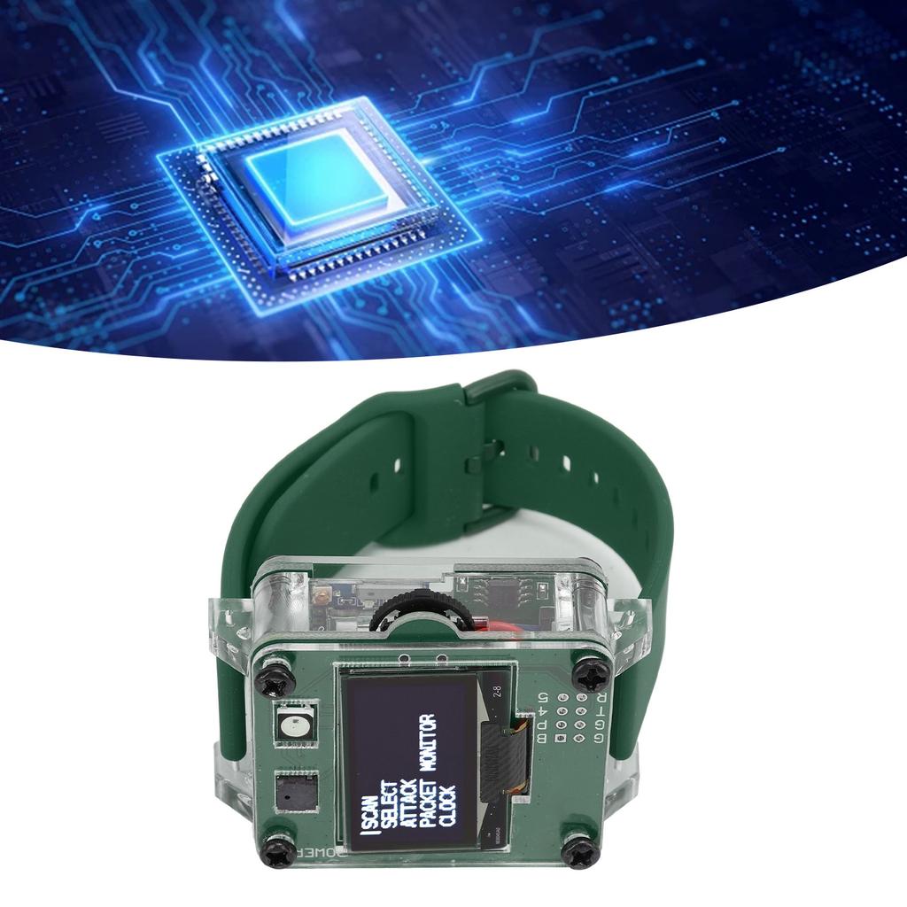 Wireless Fidelity Watch for 8266 Programmable Development Board 1.3 Inch Organic Light Emitting Diode Attack Control Test Tool