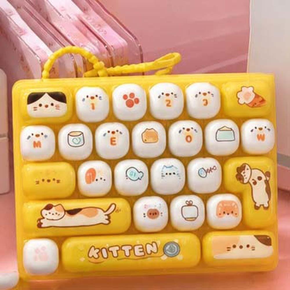 26 Keys Layout Keyboard Fidget Toy Cute Cartoon Fingertip Focus Toy Study Break