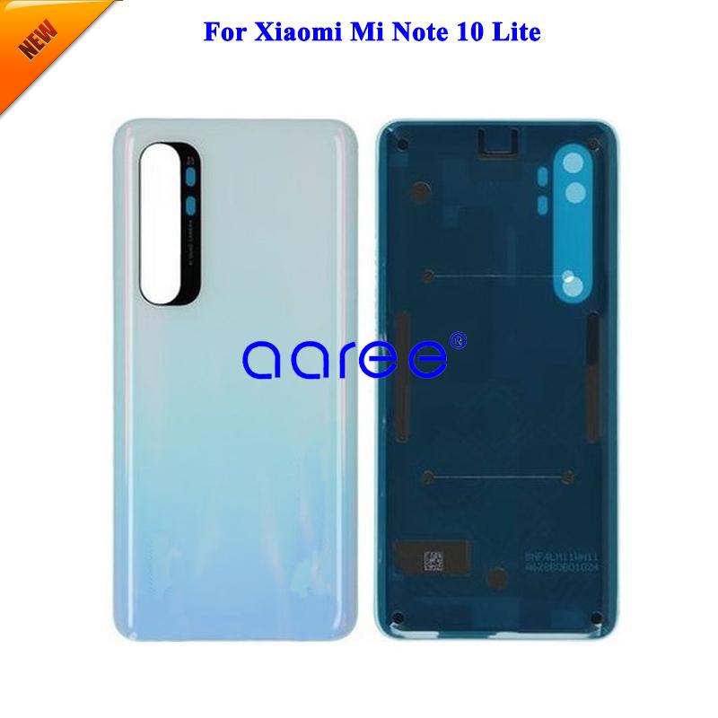 Battery Housing Cover For Xiaomi Mi Note 10 Lite Back Cover Back Housing With adhesive