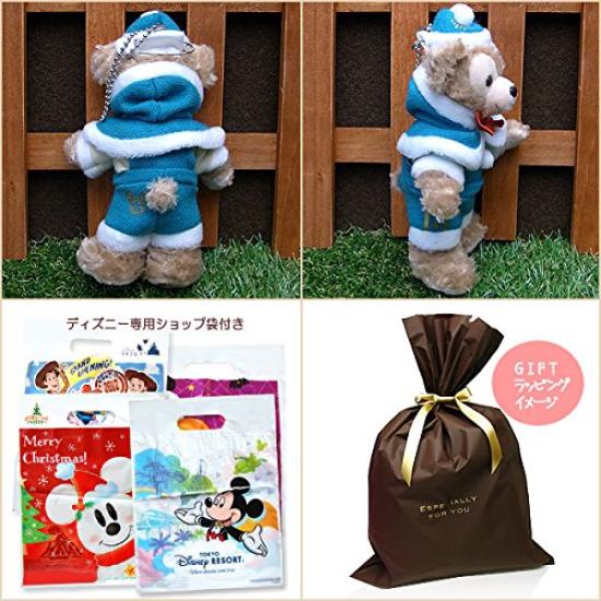 Даффи Плюшевый значок Рождественский костюм Рождество 2014 Disney Sea (зеленый) Даффи [Tokyo Limited]