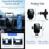 360° Automatic Clamping 10W Qi Wireless Fast Car Charger  Mount Air Vent Cell Phone Holder With Build-in Battery