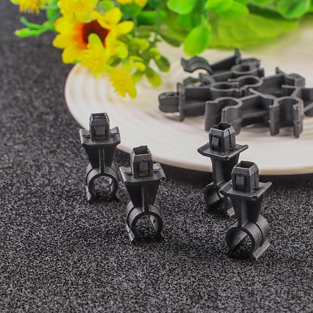 10pcs Durable Car Parts Holder Prod Rod Clamp 65722EB300 Hood Bonnet Support Clip Black Retainer