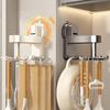 Suction Cup Utensil Holder Strong Load-bearing Simple Installation Wall Mounted Kitchen 360-Degree