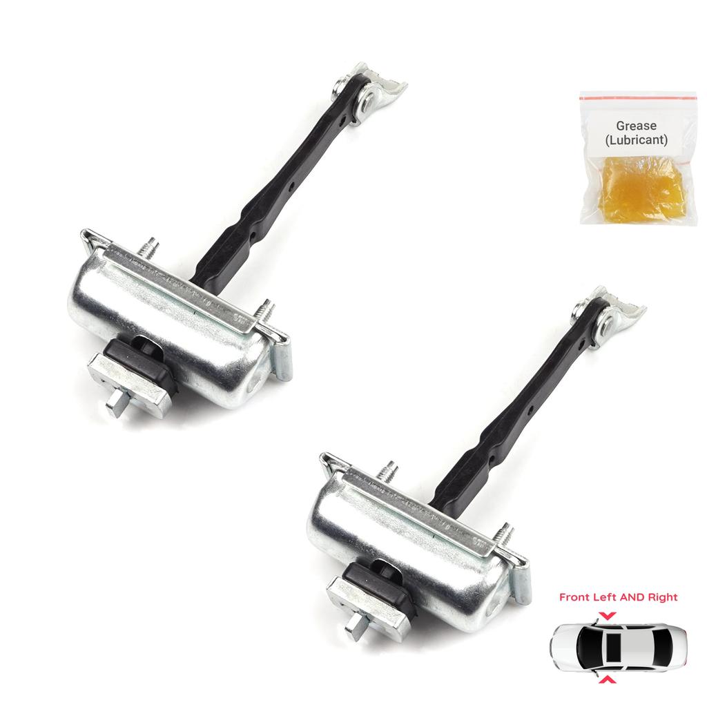 BDP1242-1 2 Pieces Front Left AND Right Door Catch Hinge Brake Stop Check Strap Limiter for Vauxhall Opel Zafira Tourer C P12 2011-2019 39045010