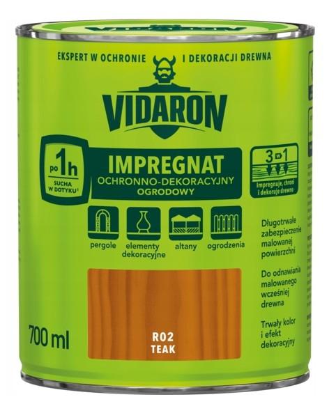 Vidaron Impregnat Ogrodowy Teak R02 0,7L