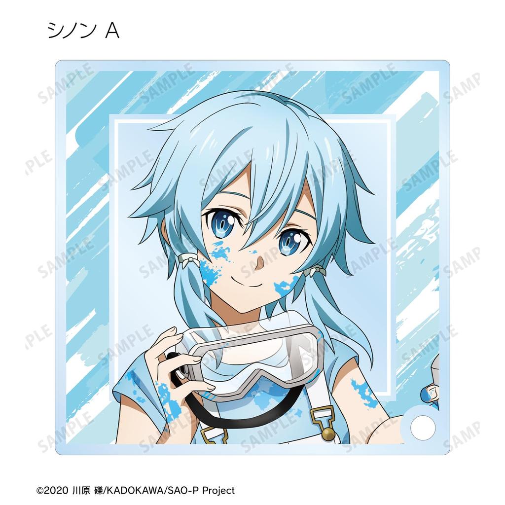 Sword Art Online Оригинальная раскраска Стиль Торговая акриловая подставка Панель Коробка из 12 шт. Вер.