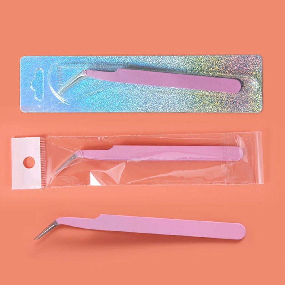 Изогнутые пинцеты для накладных ресниц Наращивание ресниц Вспомогательный зажим для бровей Макияж Инструменты для ногтей Посадка