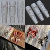 3D Силиконовая форма для дизайна ногтей в виде цветка ликориса лучистого, прозрачная форма для маникюра и лепки, DIY форма для создания цветочных узоров красной лилии