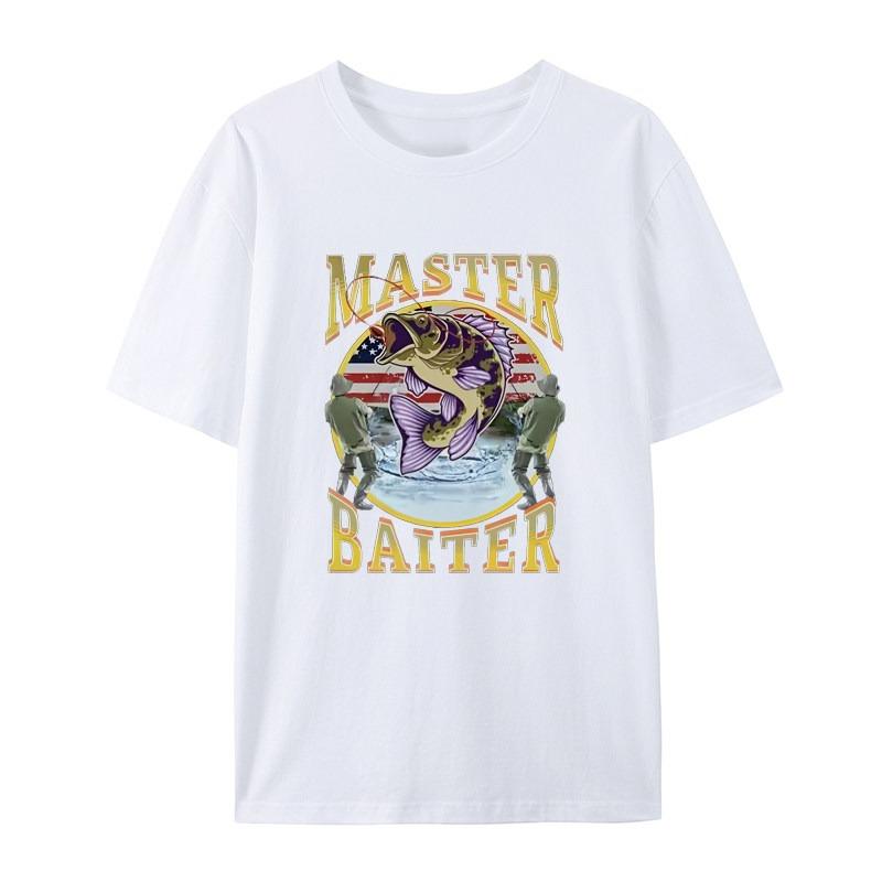 MASTER BAITER Fishing Casual TShirt Mens and Womens Luxury Brand Top