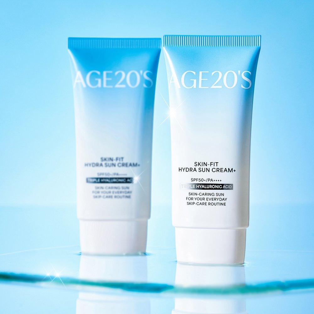 [AGE20'S] Увлажняющий солнцезащитный крем Skin Fit Plus 50 мл 1+1 Специальный набор SPF50+ PA++++