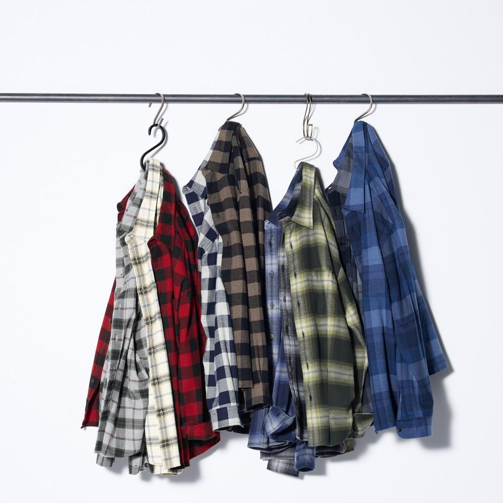 Uniqlo Flannel Shirt  LonG Sleeve ReGular Collar  Check G