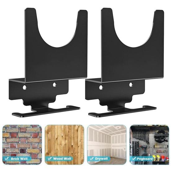 2 шт. держатели для угловой шлифовальной машины с винтами, большая несущая способность, противоскользящая подставка для угловой шлифовальной машины, настенный кронштейн для инструмента, полировальная полка для хранения, угловой резак