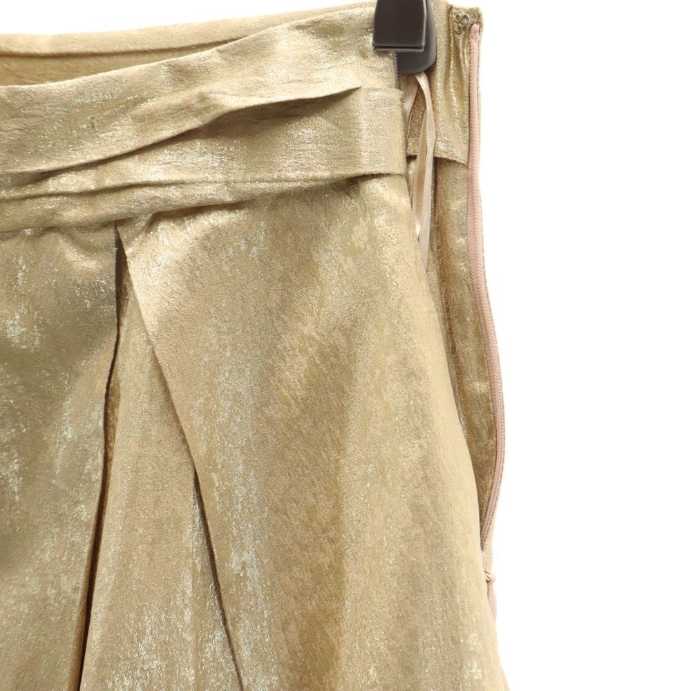 Chloe French silk blend Mini skirt T34 gold Women Used