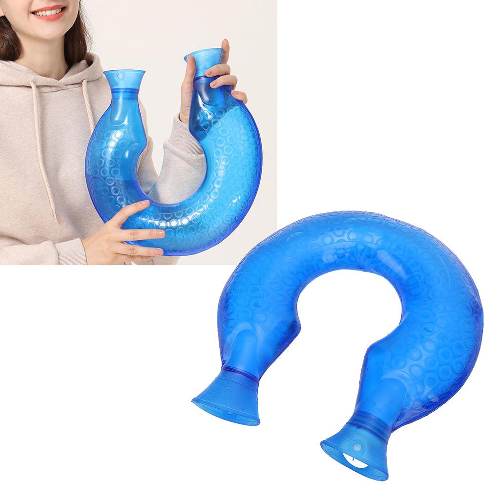 U-образная грелка 1,4 л ПВХ холодная грелка для шеи грелка с чехлом для зимы шея Ha