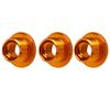 3pcs M19 Crank Cover Screws Rustproof High Accuracy Aluminum Alloy Bike Crank Cover Screws for