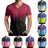 Men's Fashion Printed V-Neck Short Sleeve T-Shirt