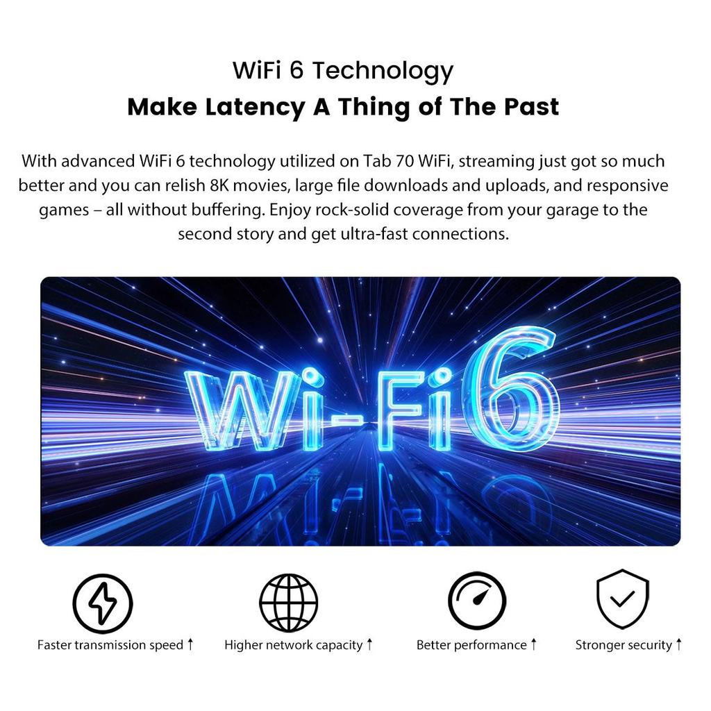 Blackview Tab 70 WiFi 10.1 Inch 6580mAh Android Tablet 8GB+64GB Storage