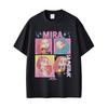Kpop Demon Hunters Rumi Mira Zoey T Shirt Men Women Cartoon Casual Cotton T-shirt Man Oversized Short Sleeve T-shirts Streetwear