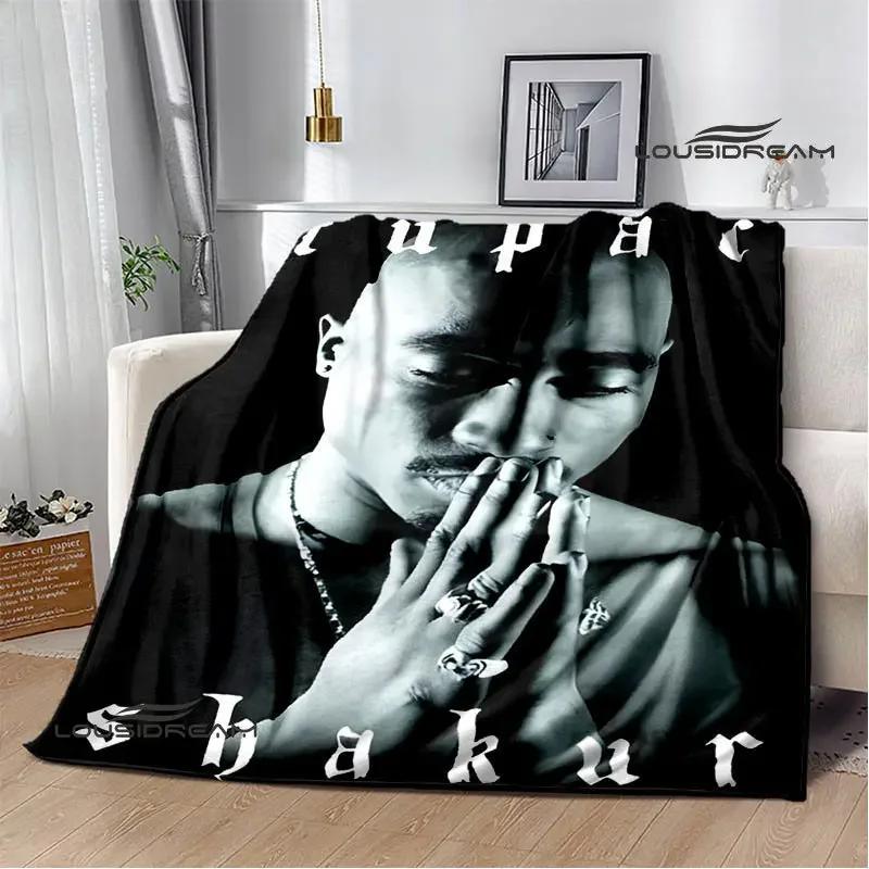 2PAC хип-хоп певица модное одеяло с принтом теплое одеяло мягкое и удобное одеяло домашнее дорожное одеяло подарок на день рождения