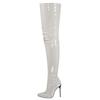 New Style Fashionable Patent Leather Over The Knee Boots Ladies High Heels Large Size Sexy Thigh High Boots Stiletto Women Boots