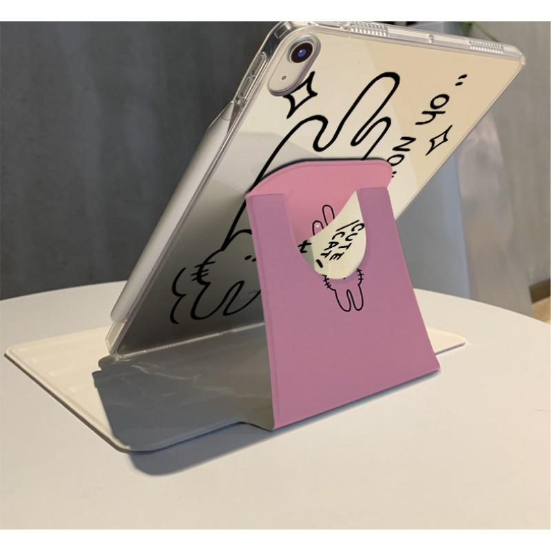 IPad Air 6 5 4 Case 10.9 Inch Pro 11 Mini 7 8 9 With Stand Anti-Slip Cartoon Flip Cover Acrylic Shell