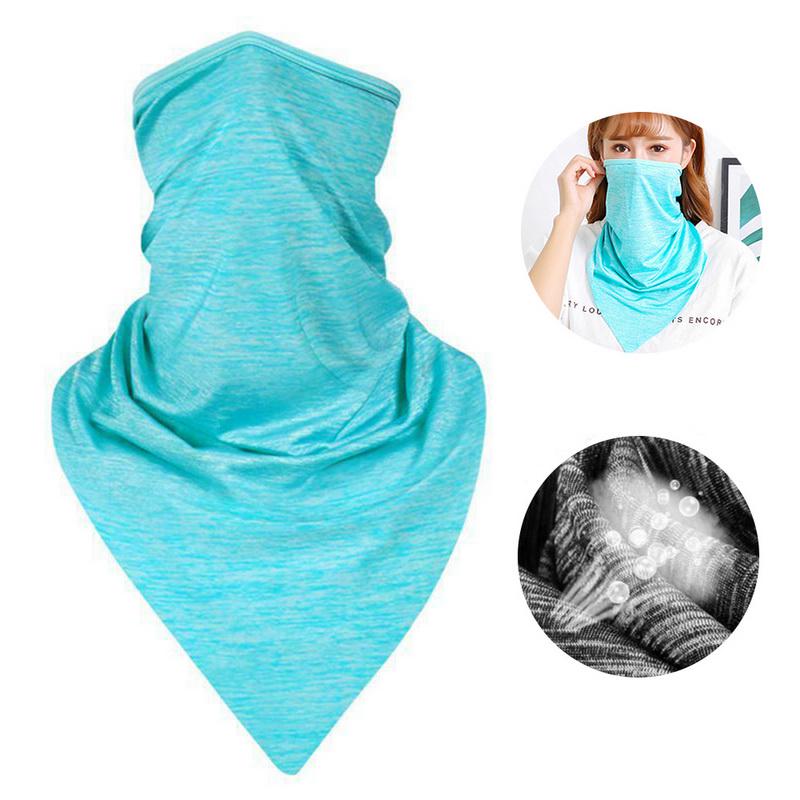 УФ-защитный шарф, ледяной шелк, маска для лица, маска для шеи, быстросохнущая уличная рыбалка, велоспорт, волшебный мотоцикл, дышащая бандана