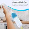 5Pcs/Set Long Handle Bottle Brushes Ergonomic Handle Beer Wine Decanter Bottle Cleaning Scrubber Kit