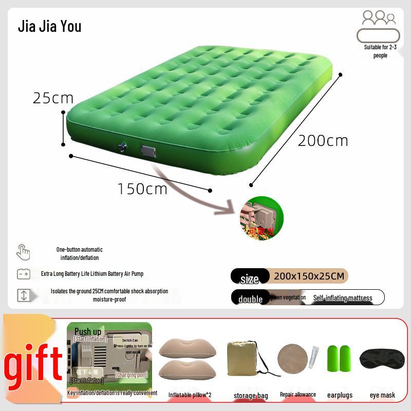 Автоматический надувной туристический матрас для путешествий на природе и использования в палатке