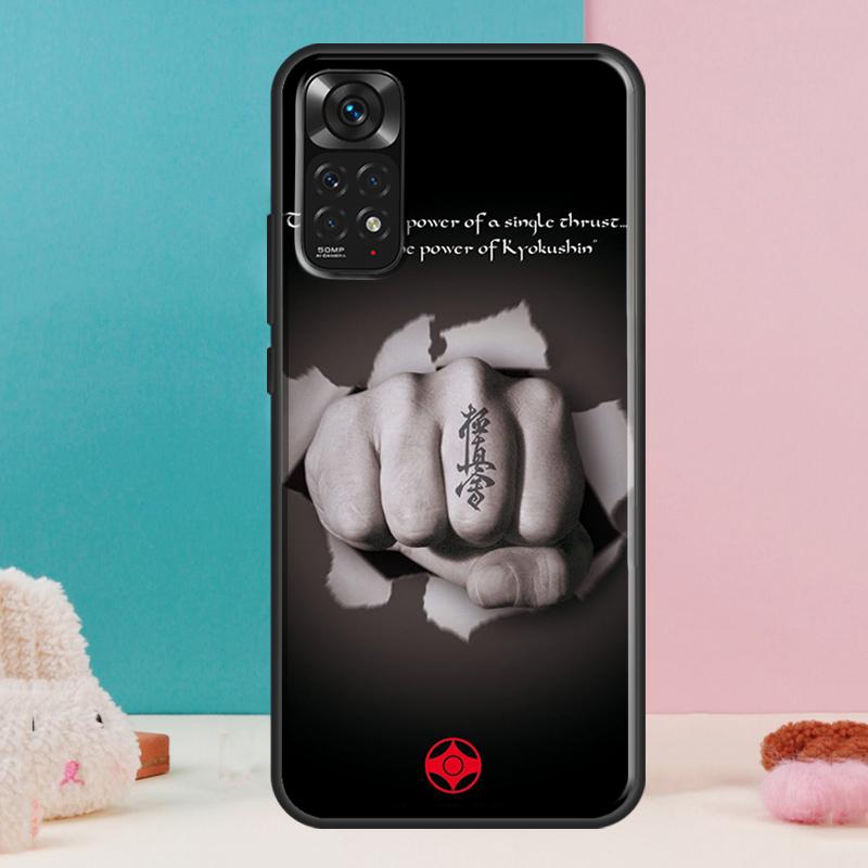 Чехол-символ Каратэ Киокушинкай для Xiaomi Redmi Note 14 13 Pro 12 11 9 10 9S 10S 11S 12S Redmi 14C 13C 10C 12C