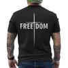 Freedom Cross Jesus T-Shirt Bible Inspired for Christian Religious Inspirational