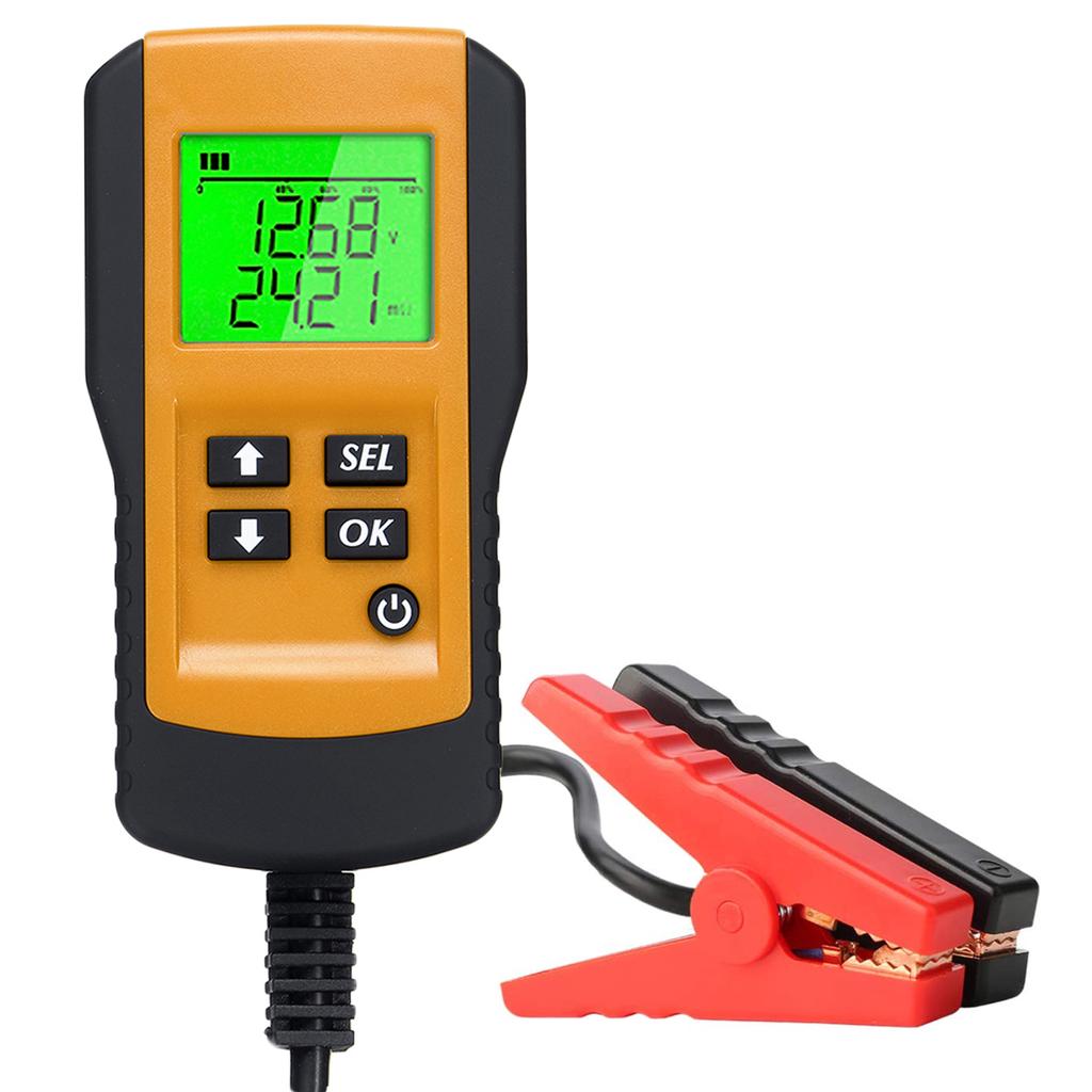 Battery Tester Car Battery Load Tester 12V 100-9999CCA Digital Battery Analyzer for Cars and