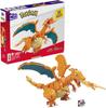Mega Construx GWY77 Pokémon Charizard (Glurak) Figure, Construction Set with 223 Pieces, Movable, Approx. 10 Cm, for Children 6 Years and Above