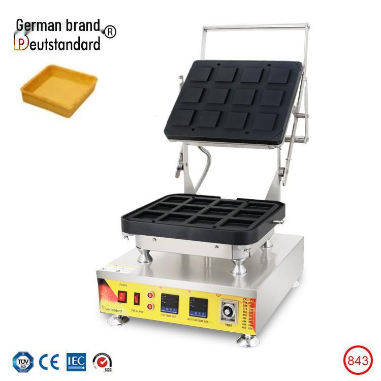 Grouting Cookie & Molten Cheese Tart Waffle Machine for Bakery Stalls