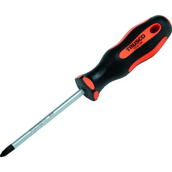 TRUSCO Standard Screwdriver X X 5 (with Magnet) (+NO.2 100mm) TD-2-100 [Case Sale]