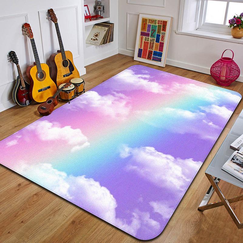 Ковер с принтом C-Clouds Модный коврик для йоги Нескользящий ковер Украшение спальни Уличный ковер Спальня Подарок на день рождения